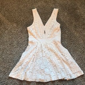 Free People lace minidress with pockets